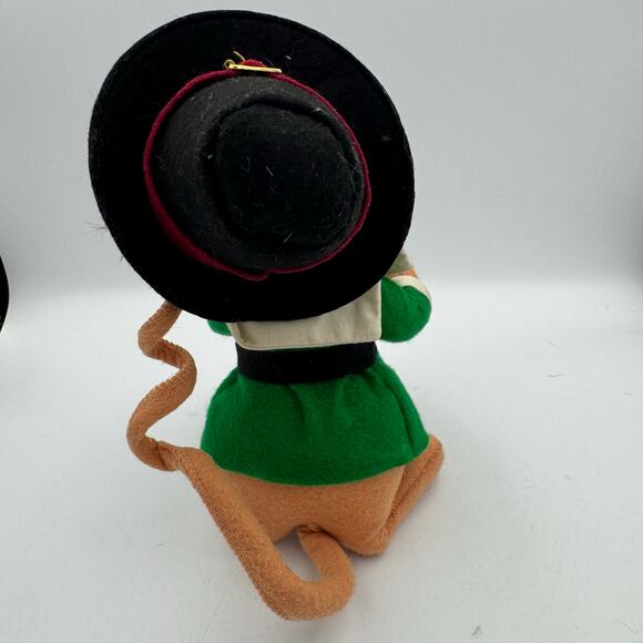 Annalee Vintage Thanksgiving Mouse Doll Pumpkin Decor 9” Felt Holiday Figure - Picture 3 of 6